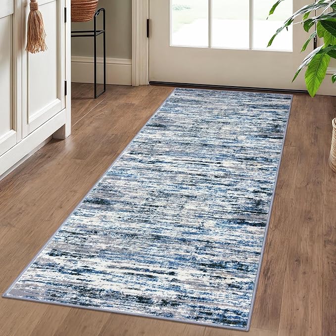 Modern Abstract Runner Rug 2x5 - Image 2