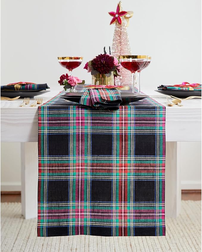 Solino Home Linen Table Runner 72 Inches Long by SolinoHome