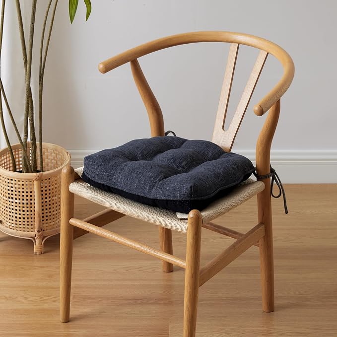 Chair Cushions for Dining Chairs Set of 2, Kitchen Chair Cushions, Chair Pads - Image 7