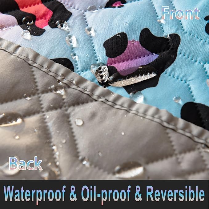 Waterproof Dog Bed Cover 68x82inch Reversible Pad Reusable Camping Mat - Image 3