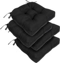 RACE LEAF Patio Chair Cushions 17x17 Inch 4 Pack, Thickened Outdoor Cushions by RACELEAF