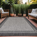 Bordered Outdoor Rug 5x7 Washable Outside Carpet by Unknown