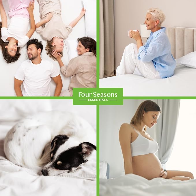 Four Seasons Essentials RV King Size Waterproof Mattress Protector - Image 7