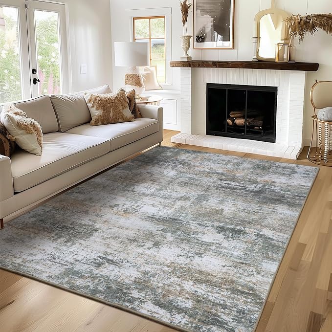 WILLSUN Washable Area Rugs, 3x5 Non-Slip Boho Large Area Rugs - Image 2