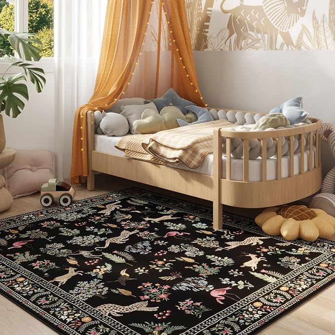 Rugcomf Area Rugs 8x10 Rug for Living Room Clearance Washable Boho Area Rug Non - Image 6
