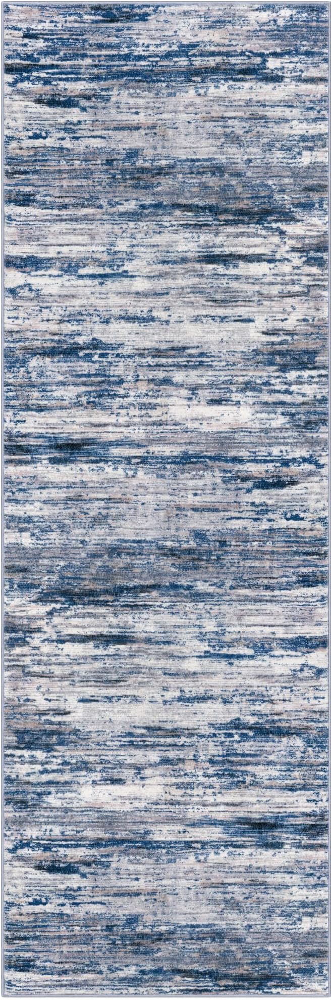3x8 Modern Abstract Runner Rug for Hallways, Non-Shedding Washable Rug for - Image 8