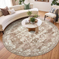 jinchan Round Rug 7ft Area Rug by JINCHAN