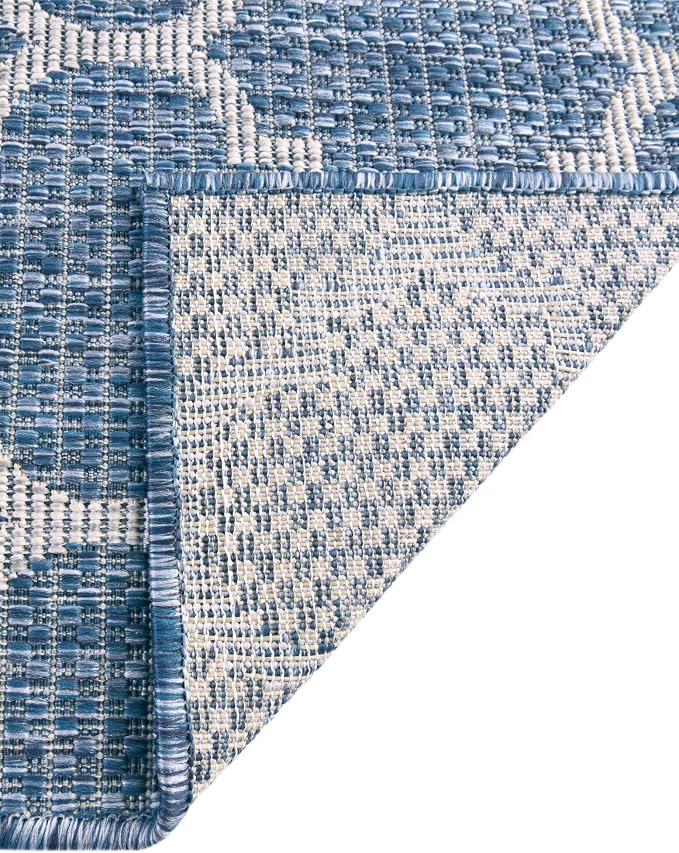 Unique Loom Trellis Collection Area Rug-Lattice Design, Moroccan Inspired - Image 7