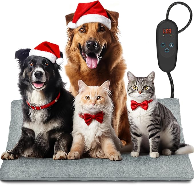 Large Pet Heating Pad Temperature AdjustmentAnti-bite Puppy by PETNF