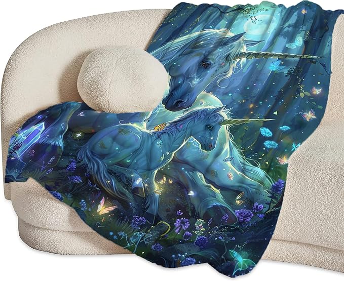 Unicorn Throw Blanket - Image 6