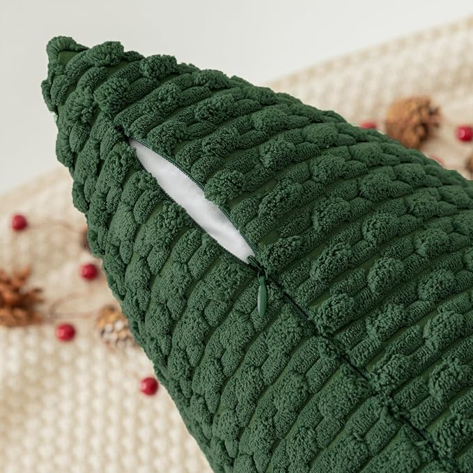 Kevin Textile 12x20 Inch Pillow Cover 1 Pack Boho Christmas Decorative Soft - Image 3