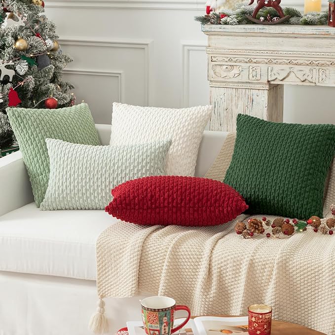 Kevin Textile 12x20 Inch Pillow Cover 1 Pack Boho Christmas Decorative Soft - Image 6