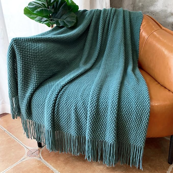 LOMAO Knitted Throw Blanket - Image 2