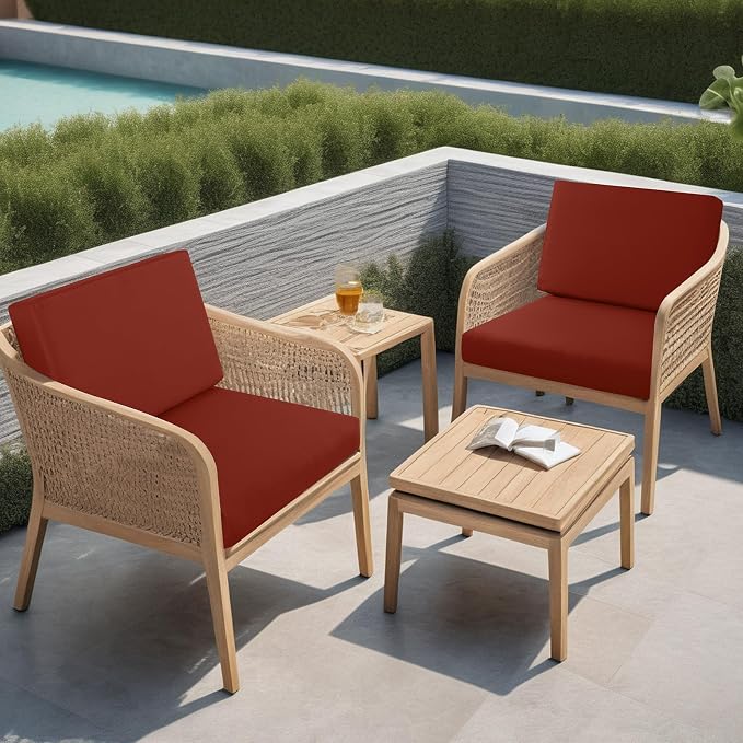 idee-home Outdoor Cushions for Patio Furniture, Outdoor Seat Cushion, - Image 3