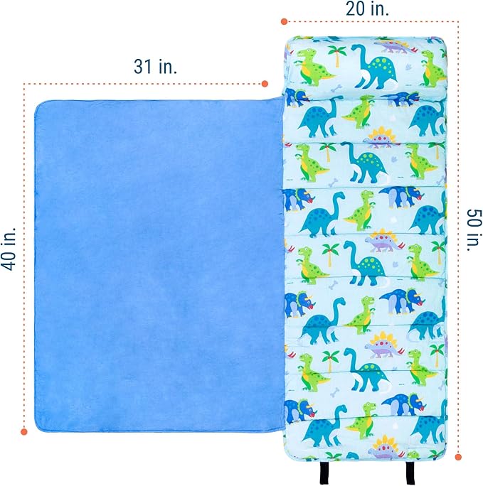 Wildkin Kids Original Nap Mat – Cozy Kids Sleep Mat - Image 5