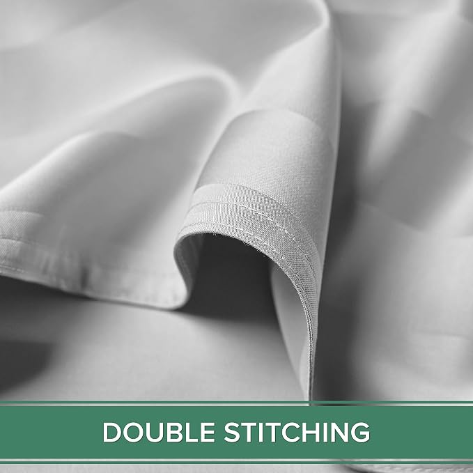 Pure Bamboo Full Sheets, Genuine 100% Organic Viscose Derived from Bamboo Bed - Image 6