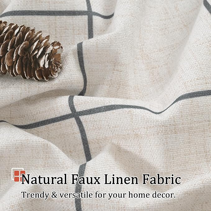 Linen Blackout Curtains for Living Room - Image 5