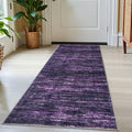 2x5 Modern Abstract Runner Rug for Hallways, Non-Shedding Washable Rug for by SiiloomRug
