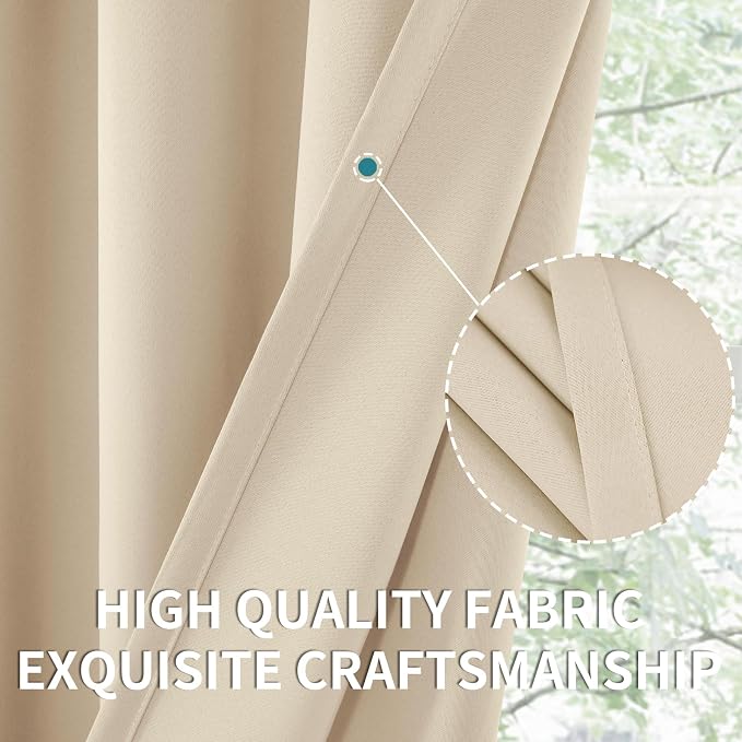 BGment Small Blackout Curtains 30 Inches Length - Image 6