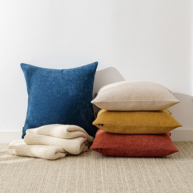 a moment Pack of 2 Decorative Chenille Throw Pillow Covers - Image 7