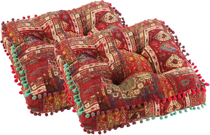 Bohemian Seat Cushion，Indoor & Outdoor 16.5" x 16.5" Seating Cushion by Unknown
