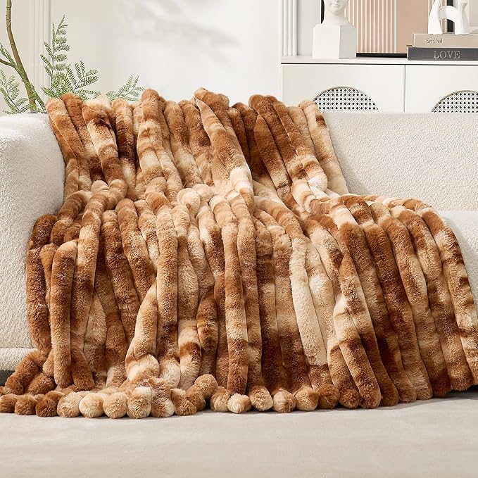 Cozy Bliss Faux Fur Throw Blanket - Image 2
