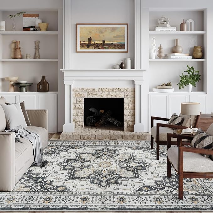 zesthome 5x7 Area Rugs, Machine Washable Rugs - Image 3