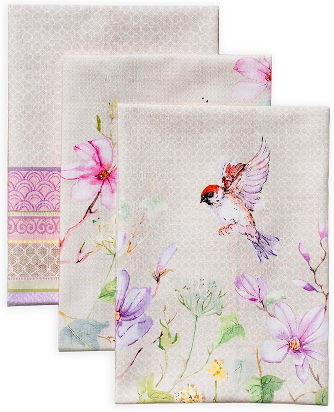Maison d' Hermine Kitchen Towels Set of 2 100% Cotton 27.50" x 20" Reusable by MaisondHermine