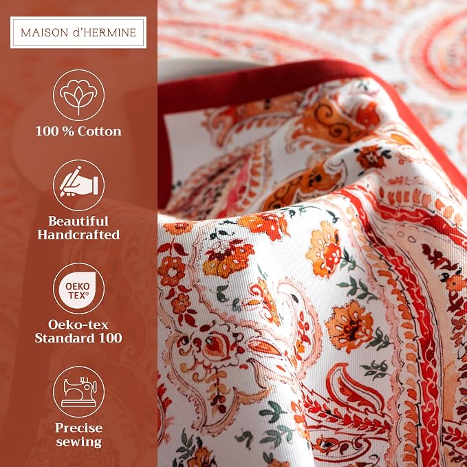 Maison d' Hermine Cloth Napkins Set of 4 100% Cotton - Image 2