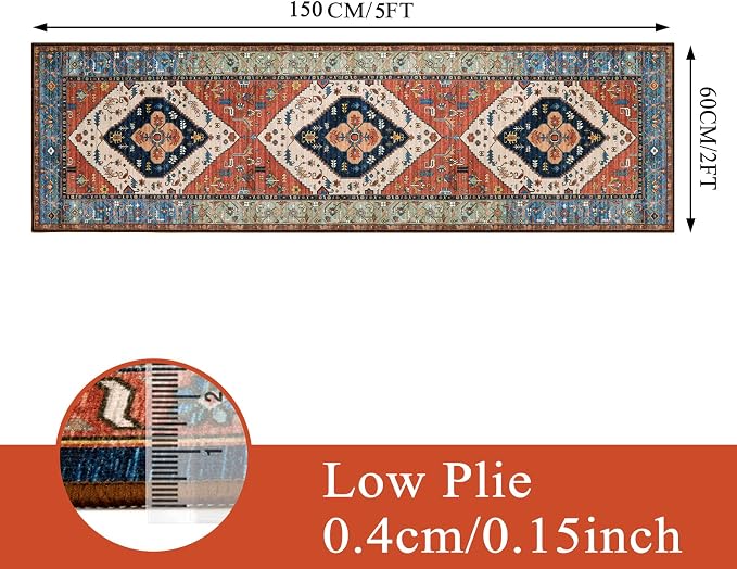 Lahome Boho 2x5 Hallway Runner Rug - Image 2