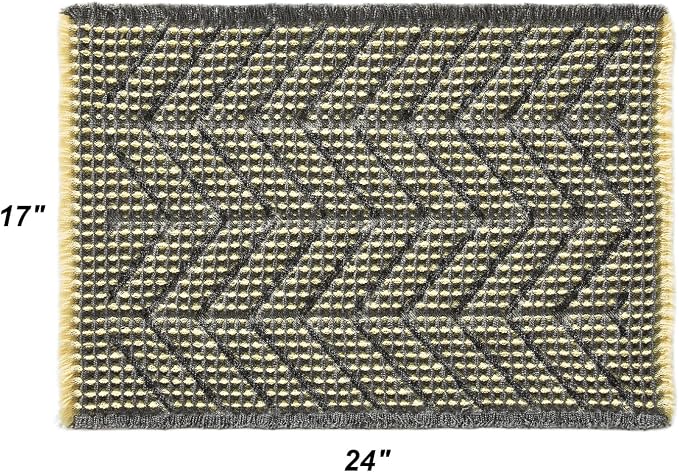 Bath Mats for Bathroom Non Slip, Waffle Luxury Bath Mat, Machine Washable Bath - Image 2