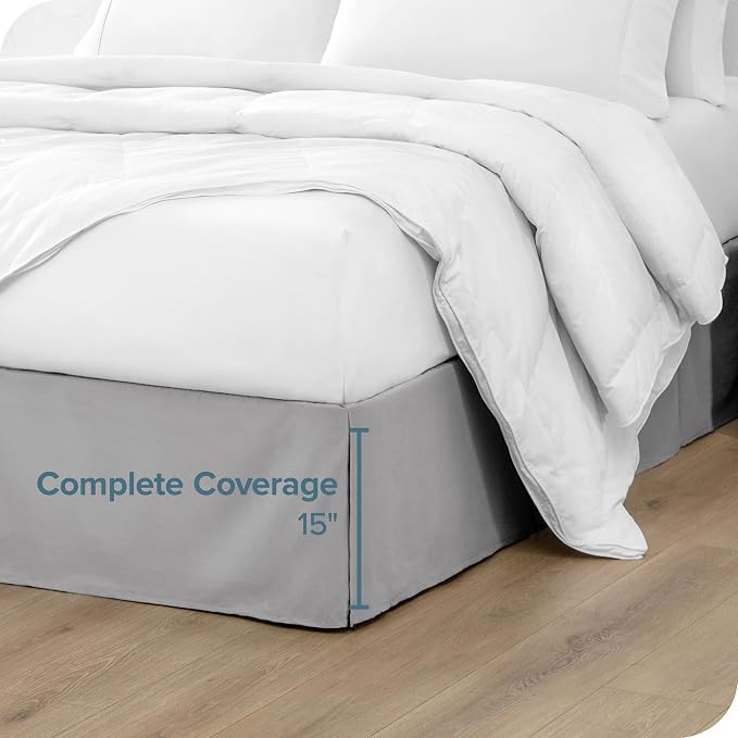 Bare Home King Bed Skirt - Image 4