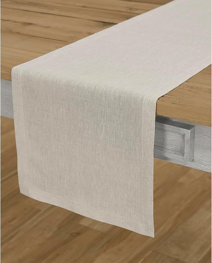 Solino Home Linen Table Runner 144 Inches Long by SolinoHome