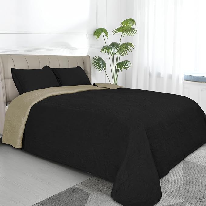 Easy-Going Full/Queen Size Reversible Quilt Set by Easy-Going