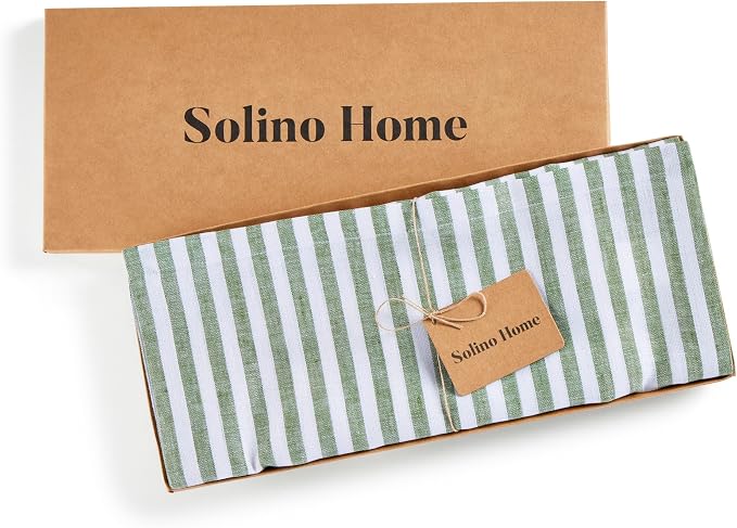 Solino Home Striped Linen Table Runner 48 Inches - Image 6