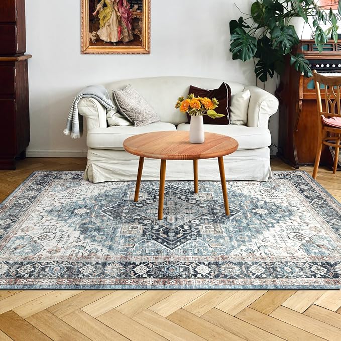 Runner Rug 2×6, Vintage Boho Rug, Ultra-Soft Low Pile, Non Slip, Stain - Image 6