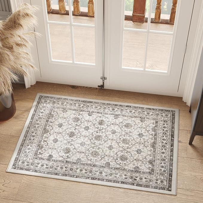 jinchan Floral 2x3 Rugs for Entryway by JINCHAN
