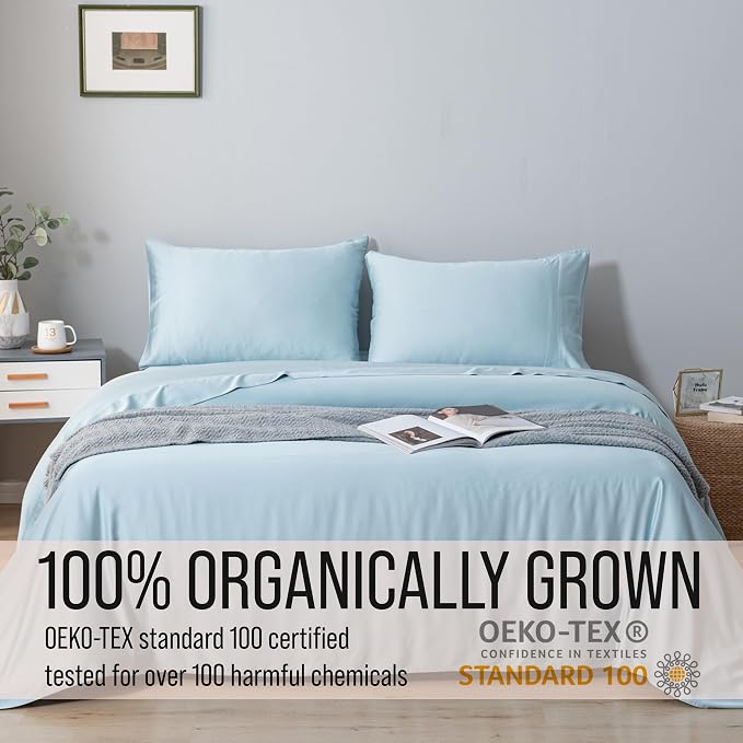 Bella Coterie Luxury Bamboo Viscose Twin XL Size Sheet Set | 100% Organically - Image 4
