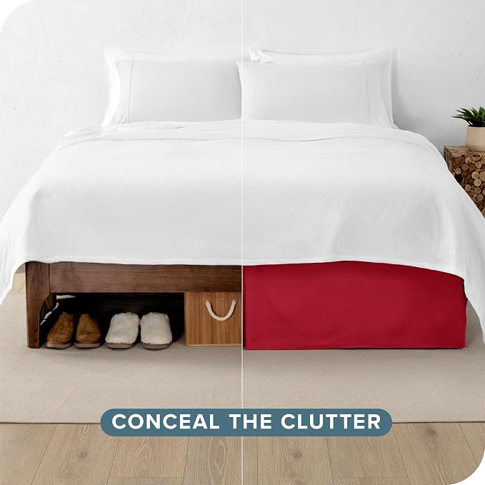 Bare Home Queen Bed Skirt - Image 3