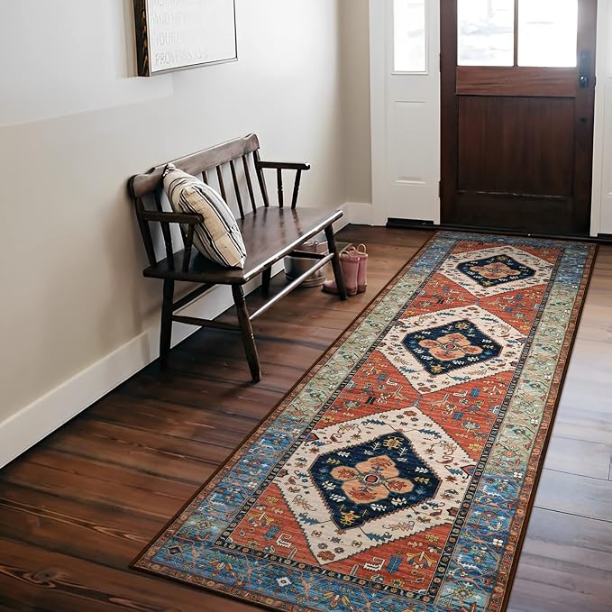 Lahome Boho Hallway Runner Rug - Image 2