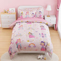 SANDJEST Princess Comforter Set Full Size 98x86in by SANDJEST