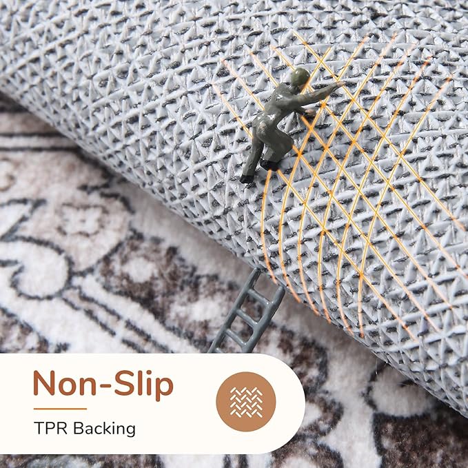OPPODREAM Thin 8x10 Area Rugs, Washable Rugs 8x10 - Image 3