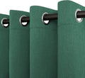 Easy-Going Linen Look Blackout Curtain Grommet Window Curtain Drapes by Easy-Going