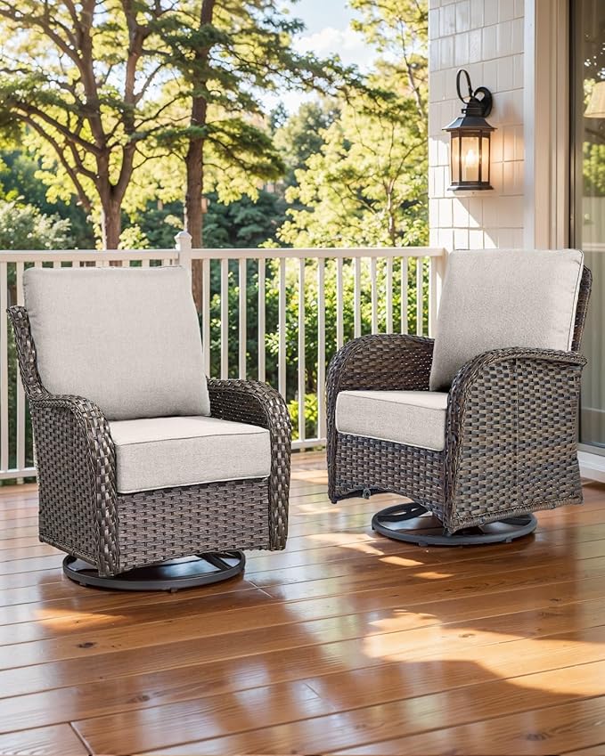 Luxury 22x24/22x25 6-Inch Outdoor Furniture Cushions Set of 6 - Image 2