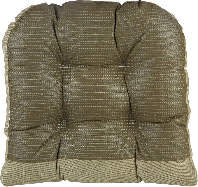 Klear Vu Gripper Overstuffed Universal Non-Slip Dining Chair Cushions - Image 10