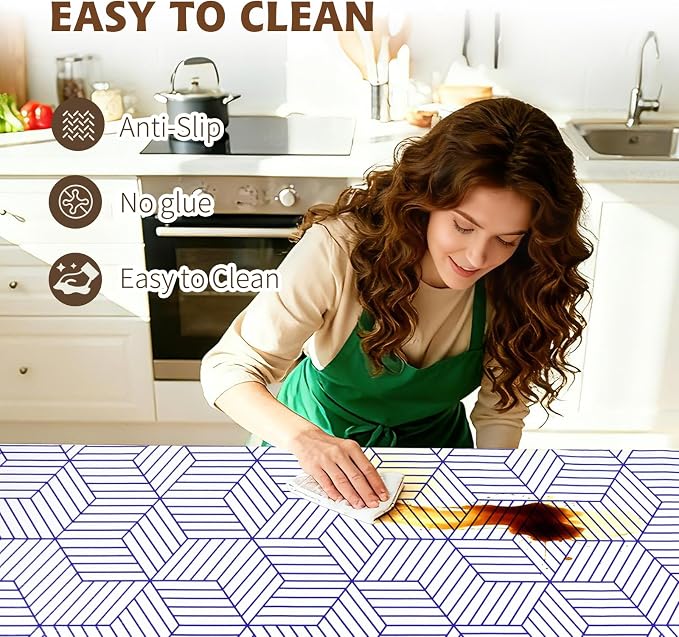 Shelf Liners for Kitchen Cabinets 12in x 20FT, Non Adhesive Cabinet Liner - Image 4