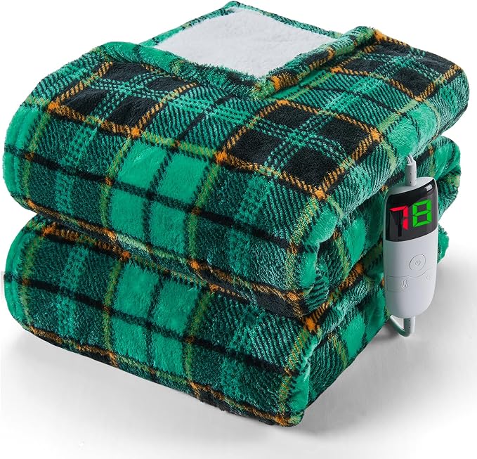 OCTROT Heated Blanket Electric Full Size 72X84, Heating Throw - Image 8