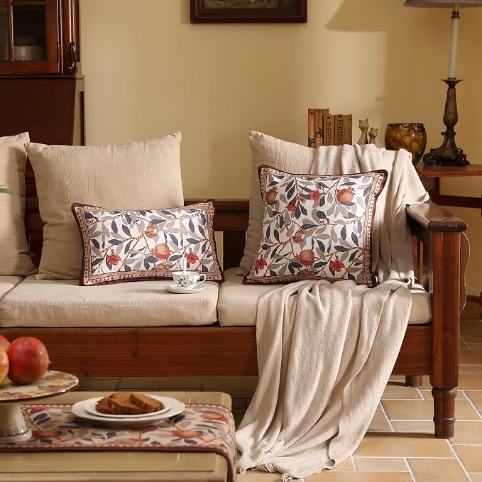 patdrea Designer Throw Pillow Covers Set of 2, Decorative Square Pillowcases - Image 9
