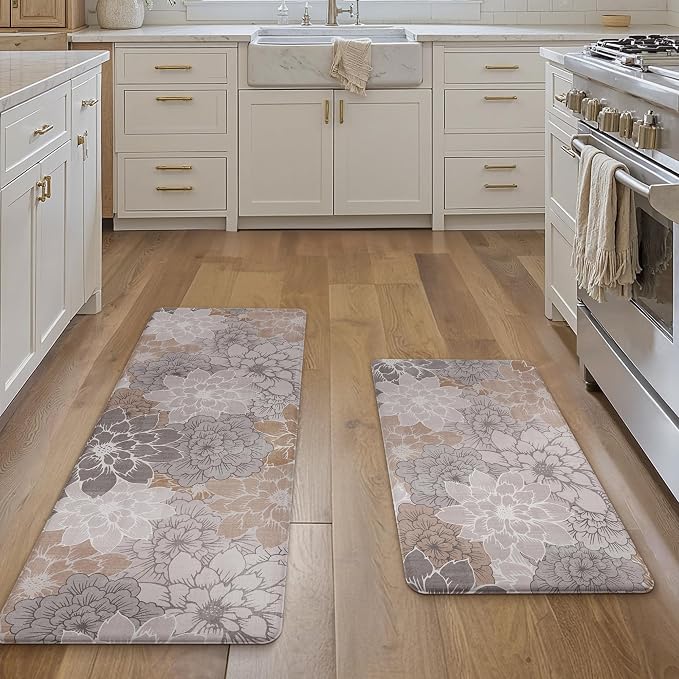 GENIMO Kitchen Mats for Floor, Kitchen Rugs Non Slip Washable Sets of 2 - Image 6