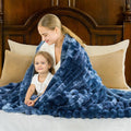 Cozy Bliss Faux Fur Throw Blanket by CozyBliss